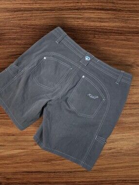 Kuhl Mountain Culture Gorpcore Gray Green Performance Shorts